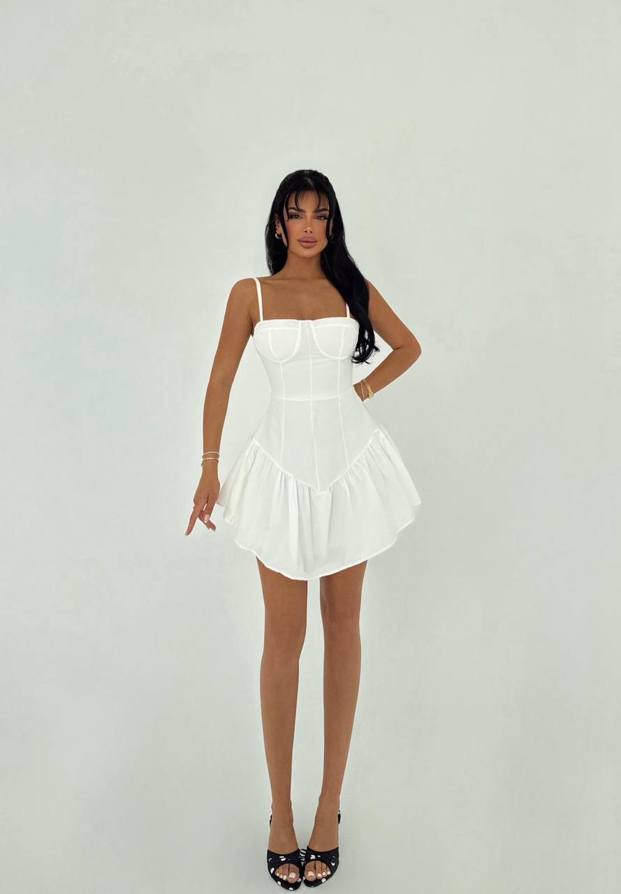 White Tatiana mini dress