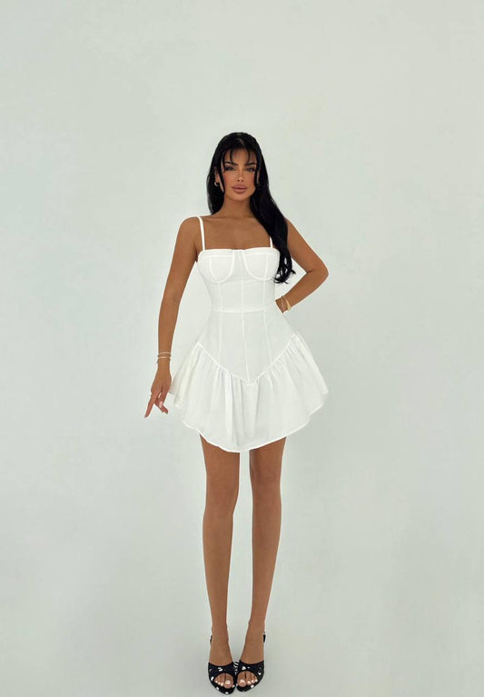 White Tatiana mini dress