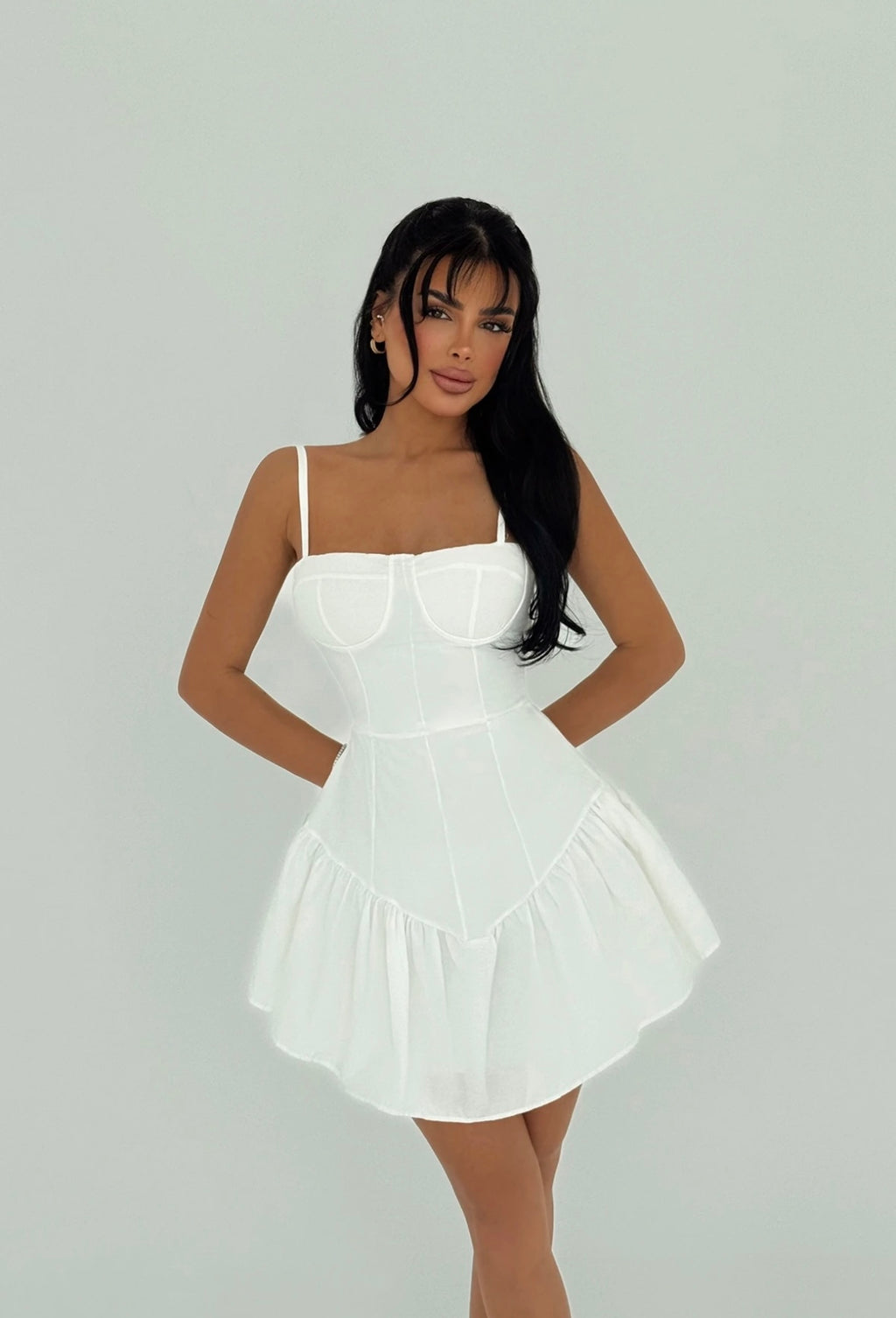 White Tatiana mini dress